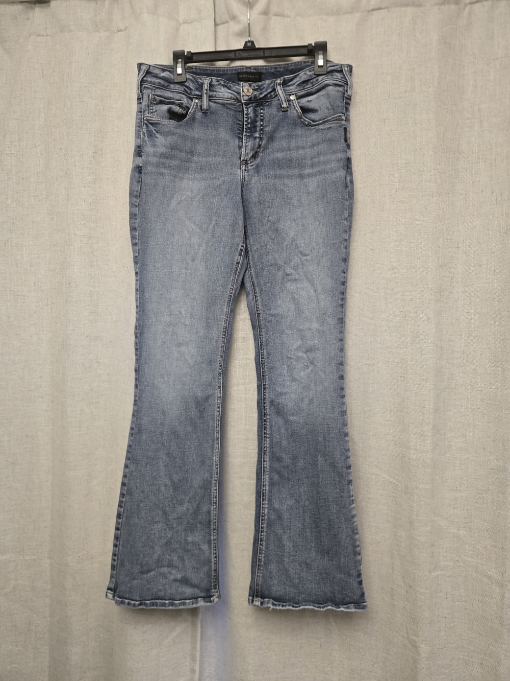 Silver Jeans Suki Bootcut Jeans 33x33 Light Wash Mid Rise Stretch Denim